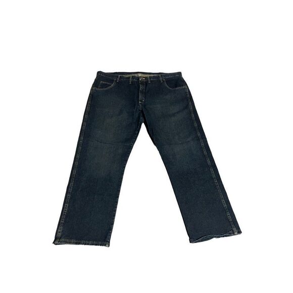 Mens wrangler rugged wear‎ jeans size 44X32 wide leg - Picture 2 of 6